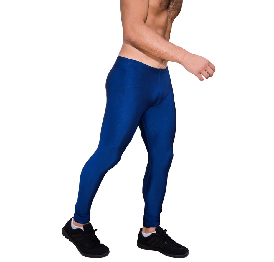 Бренд Taddlee, сексуальные длинные штаны, узкие, высокие, тянущиеся, с низкой талией, Мужские штаны для активных бега, гей, мужские Леггинсы для тренировок, Новинка