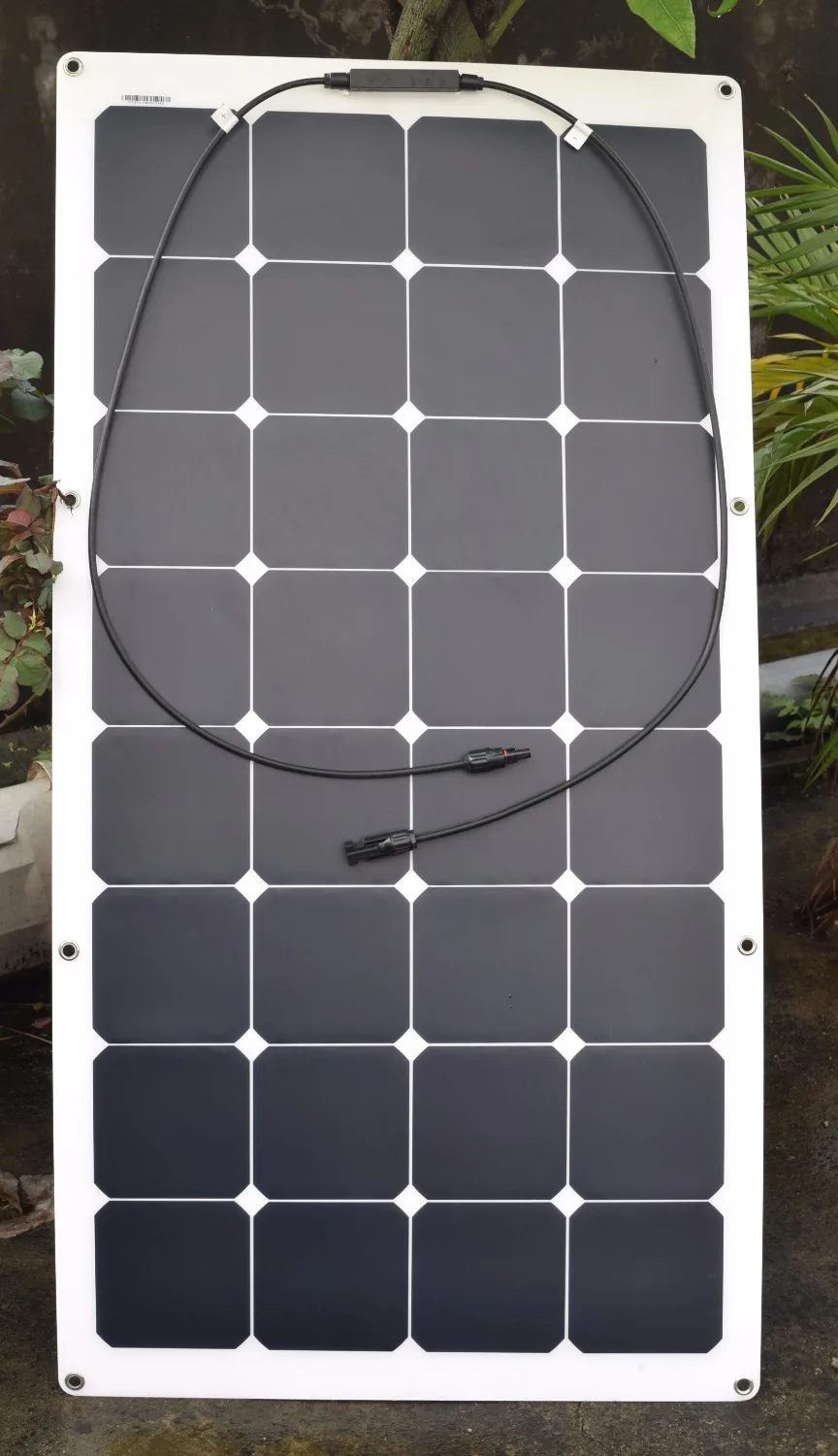 Solarpart 1x 100w Frosted Surface Flexible Solar Panel Cell Module Solarpart 1x 100w Frosted Surface Flexible Solar Panel Cell Module System Kits Diy Rv Marine Boat Camp Car 12v Bat Charger