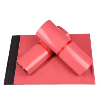 

Retail 100Pcs/Lot Pink Plastic Courier Mailing Envelop Bag Poly Shipping Mailer Packing Bag Express Post Mailing Package Bags