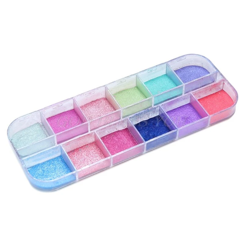 

Ultrafine Glitter Nail Art Shimmer Powder Dust Coating Pigment DIY Manicure Decoration Handmade Soap Coloring Powder
