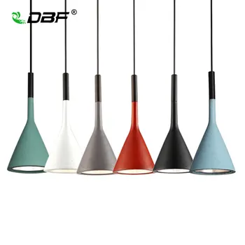 

[DBF]Modern LED Pendant Light Foyer Dining Room Light Modern Pendant Light Hanging Lamp Loft Bar Beat Cement Pendant+E14 Holder