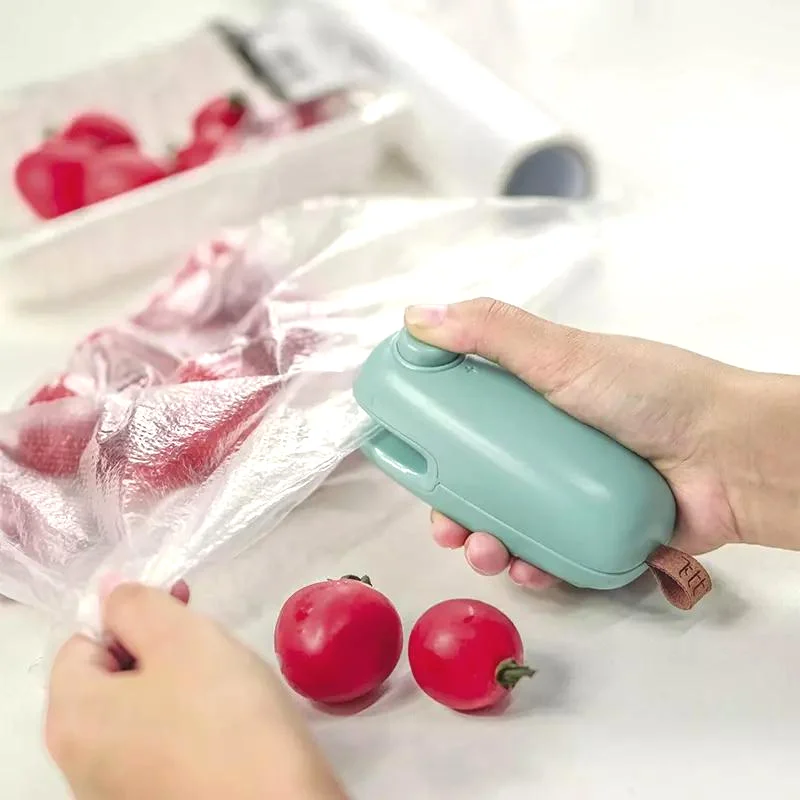 

Mini Handheld Magnetic Snacks Packaging Bag Heat Sealer And Cutter Sealing Machine Portable Food Storage Capper Kitchen Tool
