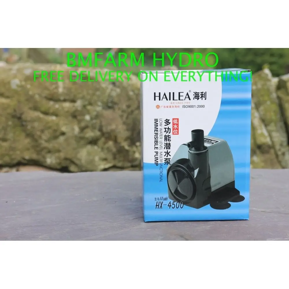 Hailea HX-4500 погружной жидкой воды Гидропоника насоса пруда NFT 2000 LPH. | Обустройство