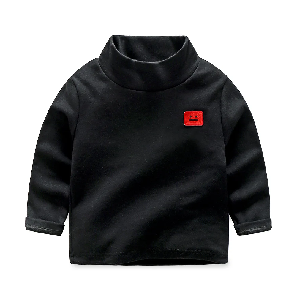 Baby Boys Autumn Cotton Turtleneck Sweatshirts Children Clothes Cute