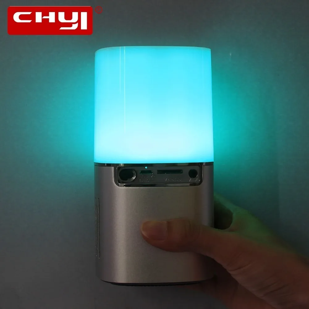 CHYI портативный высокомощный динамик цветной сабвуфер звуковая коробка