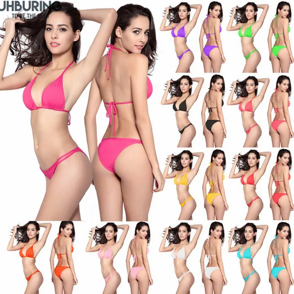 JHBuring bikini Women Swimsuit Solid Bathing Swim Suit Bikini Set Swimwear Biquini Beachwear Maillot De Bain bikinis 2018 mujer JHBuring bikini Women Swimsuit Solid Bathing Swim Suit Bikini Set Swimwear Biquini Beachwear Maillot De Bain bikinis 2018 mujer