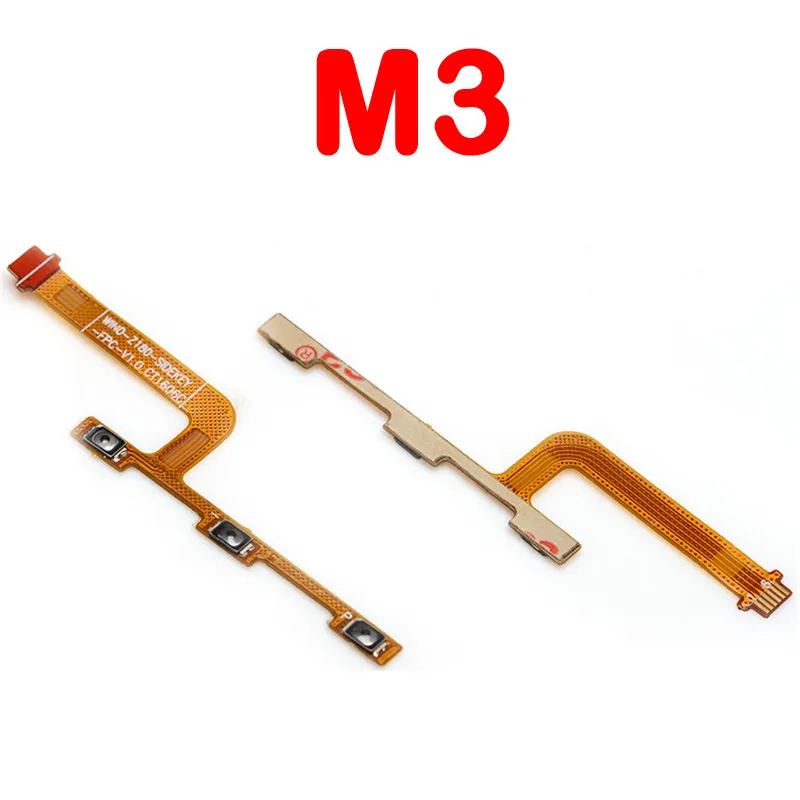 Высококачественный гибкий кабель с кнопкой громкости для Meizu MX4 MX6 MX5 PRO 5 M2 M3 M5 M5S M5C Note M3S M1 металлический гибкий кабель с кнопкой включения и выключения
