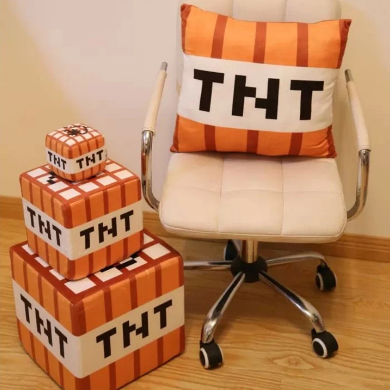 20/30/40cm Cartoon Game Minecraft TNT Bomb Plush Toy Stuffed Doll Toy Pillow Children Chair Gift Stuffed TNT Keychain 20/30/40cm Cartoon Game Minecraft TNT Bomb Plush Toy Stuffed Doll Toy Pillow Children Chair Gift Stuffed TNT Keychain