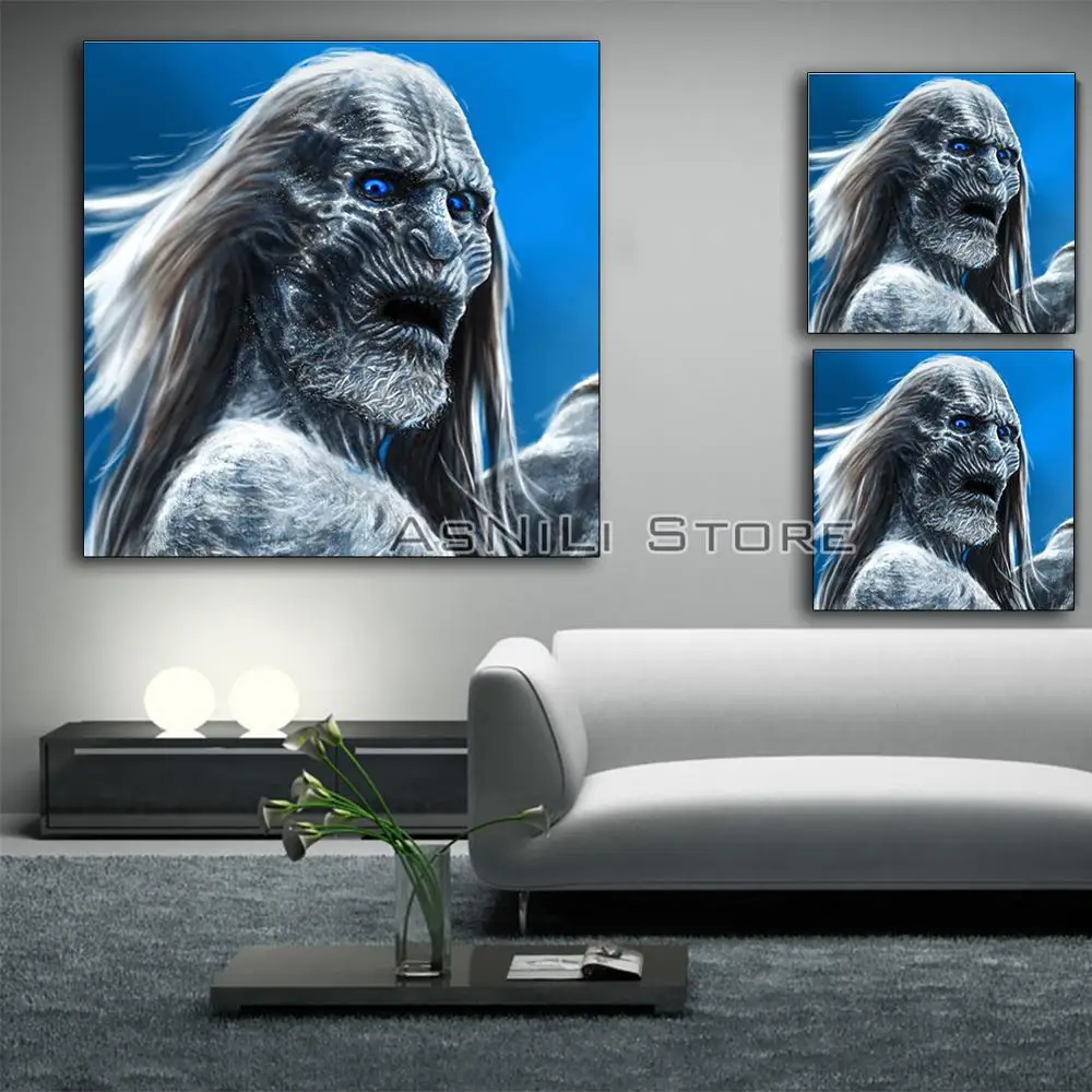 

DIY diamond painting Game of thrones white walker dimaond embroidery full drill 5D diamond painting mosaic full round drill Moge