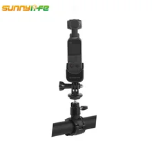 Sunnylife DJI OSMO Pocket Mount Base Bracket + Bike Clip Clamp Holder DJI OSMO Pocket Accessories for Gopro Action Camera Moun