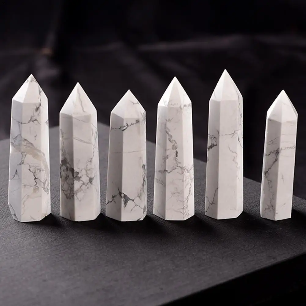 Натуральный кристалл флюоритовый кварц камень ТОЧКА исцеления гексагональная палочка Лечение Камень гексагональное сырье украшение из драгоценных камней 5,5-7,5 см