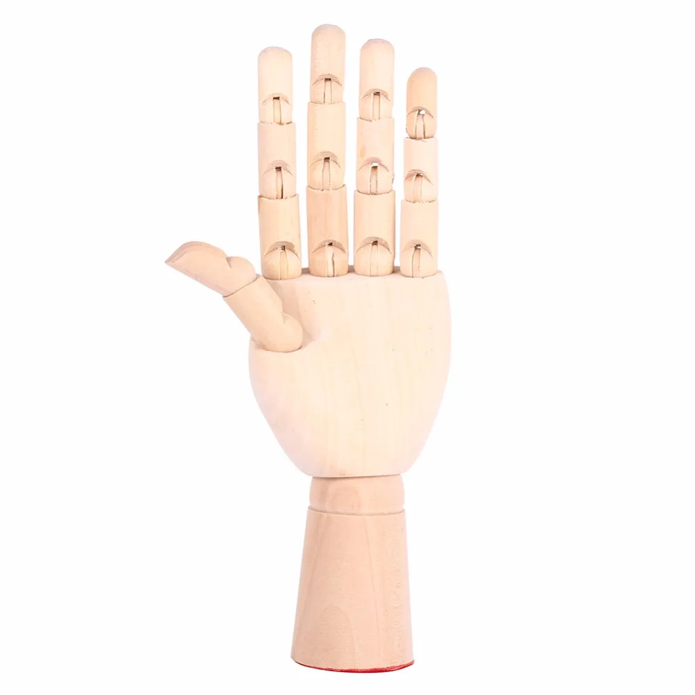 Wood Figure joint Wooden Cartoon Hand  (2)