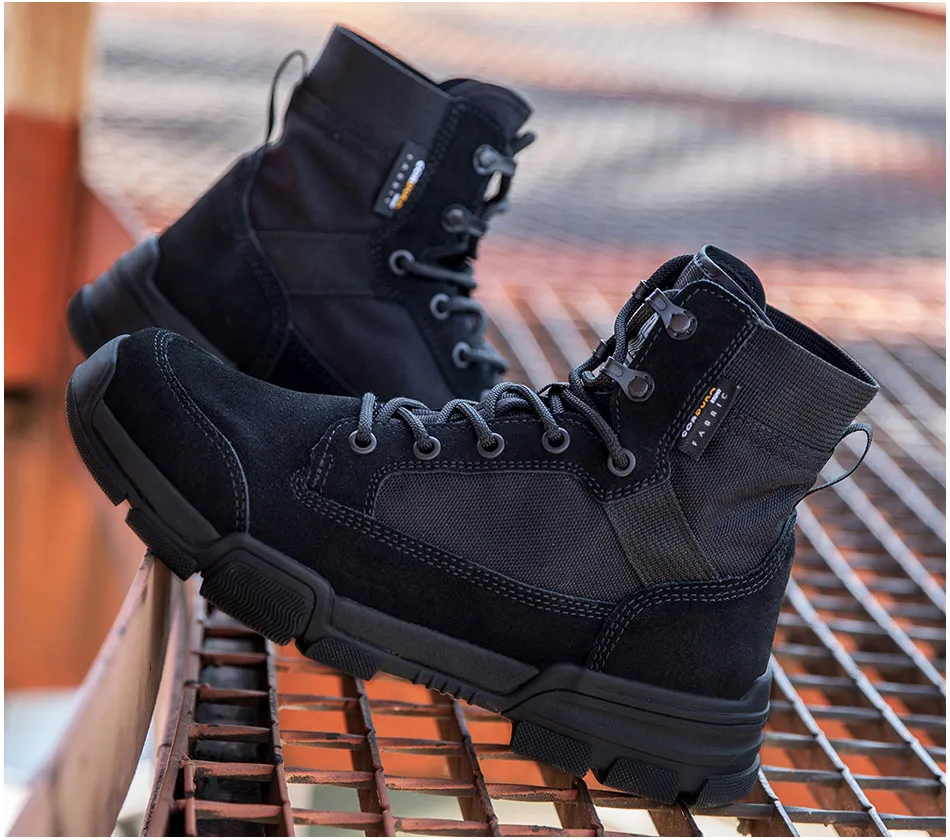 FREE SOLDIER men's tactical wear-resistant boot super lightweight breathable hiking boot