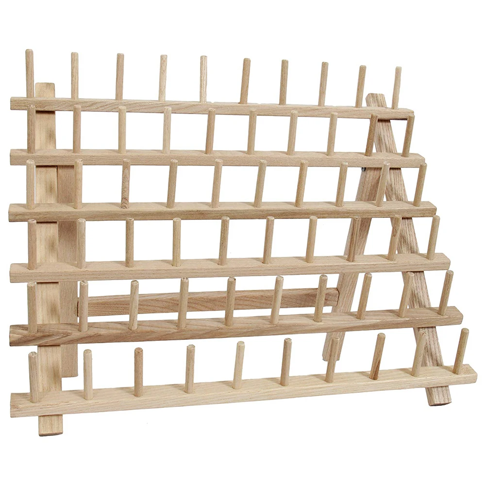

Wood Thread Rack Spool Sewing Organizer Wood Thread Tailor Rack Premium Thread Rack Spool Organizer Storage Holder