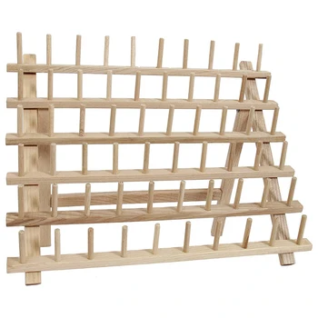 

Wood Thread Rack Spool Sewing Organizer Wood Thread Tailor Rack Premium Thread Rack Spool Organizer Storage Holder