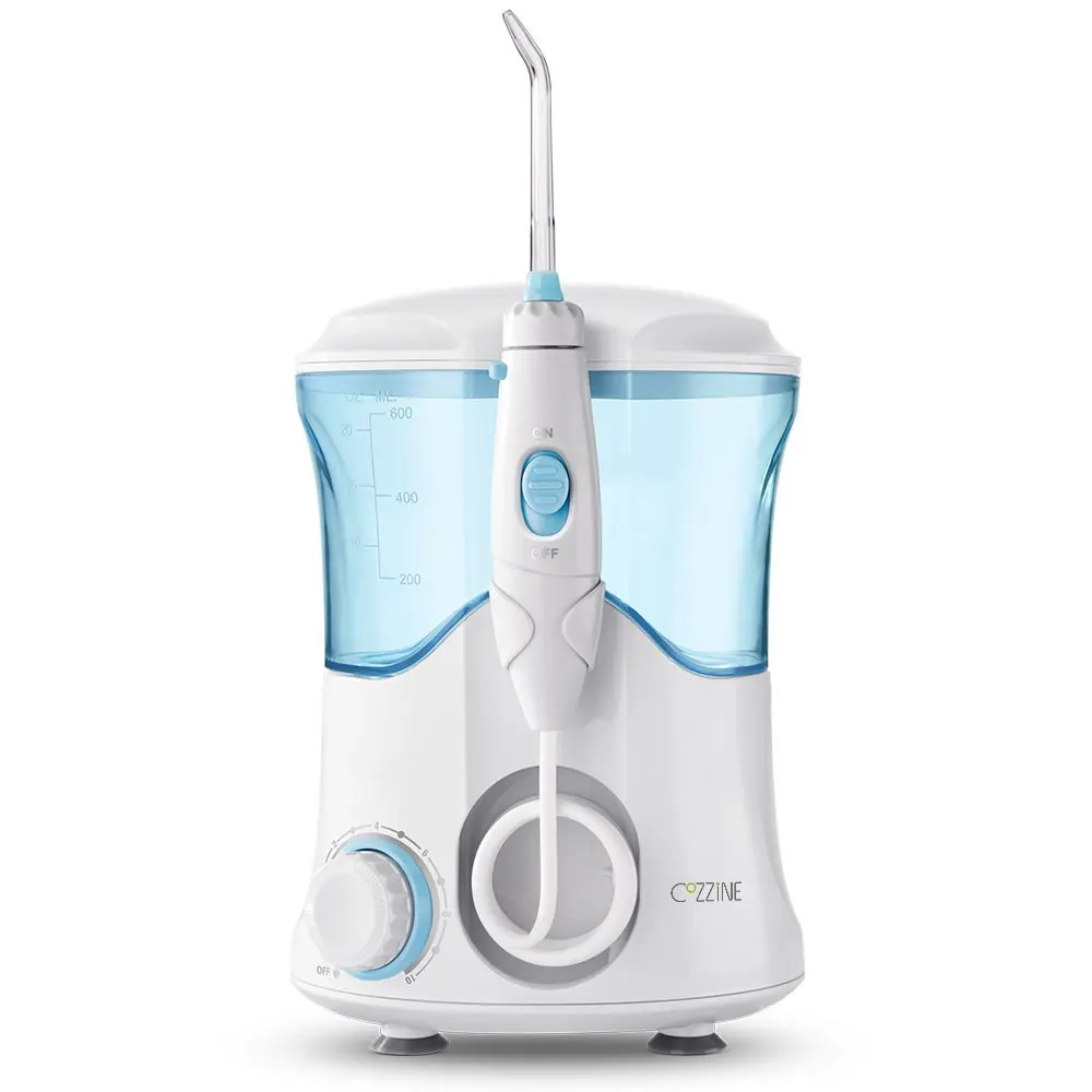 

COZZINE 600ml Waterproof Oral Irrigator Water Dental Flosser Oral Hygiene Irrigator Kit For Tooth Care With 10 Water Jets FC169
