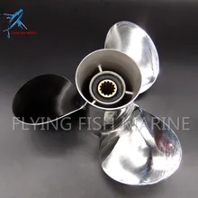 11 1/8x13-G Пропеллер из нержавеющей стали для Yamaha 40hp 50hp Подвесной мотор 11 1/8x13-G