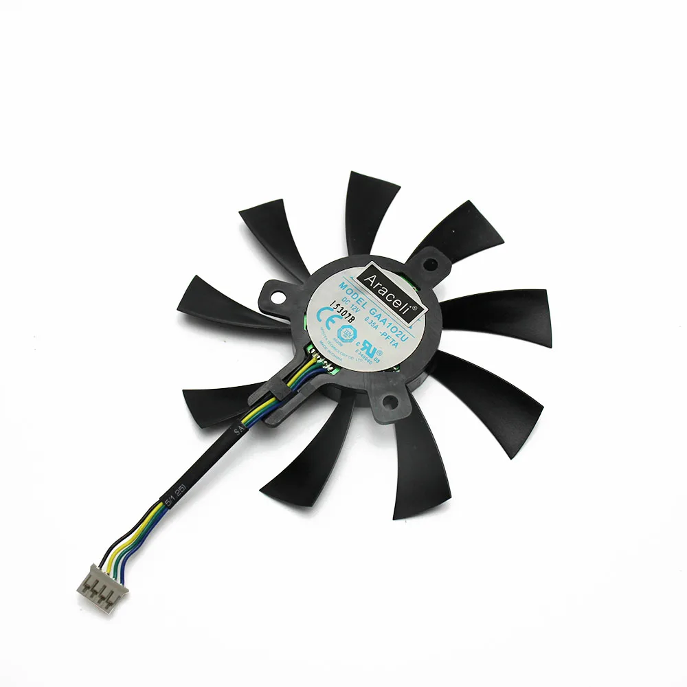 GAA1S2U GAA1O2U DC12V 0.35A For DATALAND PowerColor R7 360 260X VGA Fan For Sapphire R7 360 2G D5 OC Graphics Card Cooling Fan