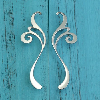 

2PCS 96mm Modern Chrome Furniture Handle Zinc Alloy Knobs Kitchen Cupboard Cabinet Drawer Wardrobe Door Pull Handle