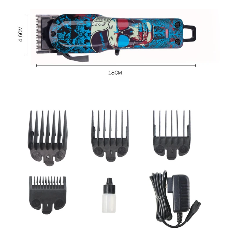 Машинка для стрижки волос электрическая машинка для стрижки волос 100-240 в перезаряжаемая профессиональная мощная машинка для стрижки волос