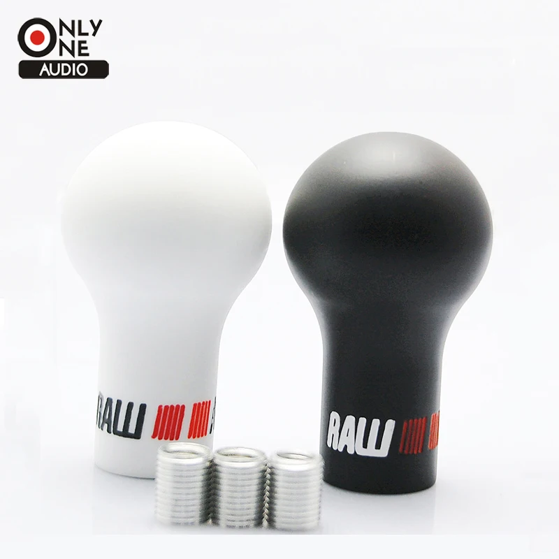 

ONLY ONE AUDIO Universal 5/6 Speed Auto Gear Shift Knob Black/White Car Manual Transmission (MT) for Mitsubishi RALLIART etc.