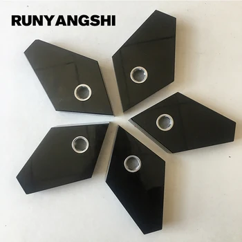 

Obsidian Stone Smoking Pipe Diamond Shape Refining Stones and Minerals High Quality Wholesale Factory Stone Runyangshi LH03