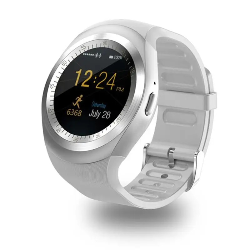 696 Bluetooth Y1 Смарт-часы Relogio Android SmartWatch телефонный звонок GSM Sim Удаленная камера Дисплей информации спортивный шагомер