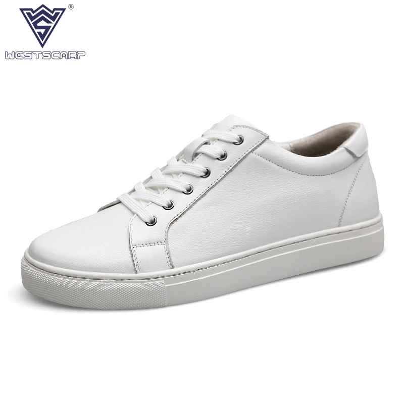 

WEST SCARP Brand Sneakers Men Casual Shoes Winter Warm PU Leather Flats Men's Winter Shoes Male Fashion Sapato Masculino