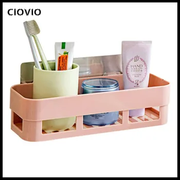 

Bathroom Shelf Adhesive Badkamer Rek Storage Rack Corner Shower Shelf Kitchen Home Decoration Bathroom Accessories