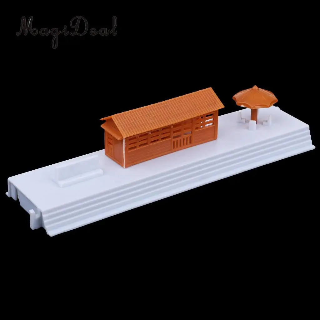 1:87 Scale Waiting Room Simulation Layout HO Building Model Railroad Diorama