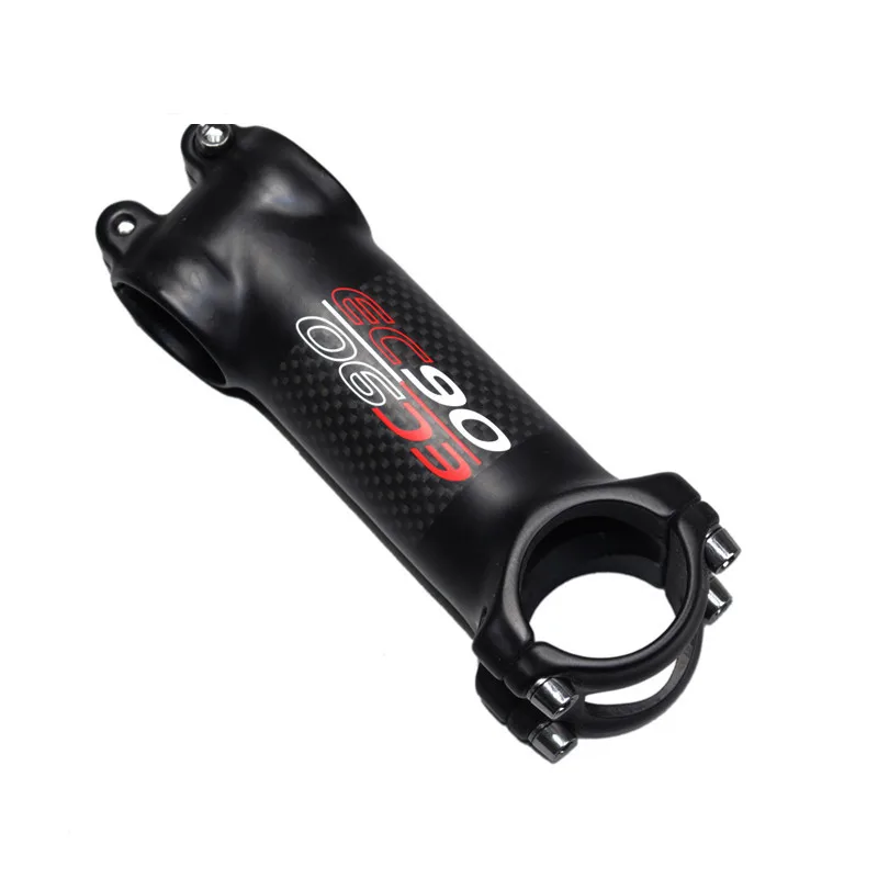 Ultra-light Aluminum + Carbon Fiber Riser Rod Stem EC90 Carbon Fiber Bicycle Stem Carbon Handle 28.6-31.8MM 6degree (15)_