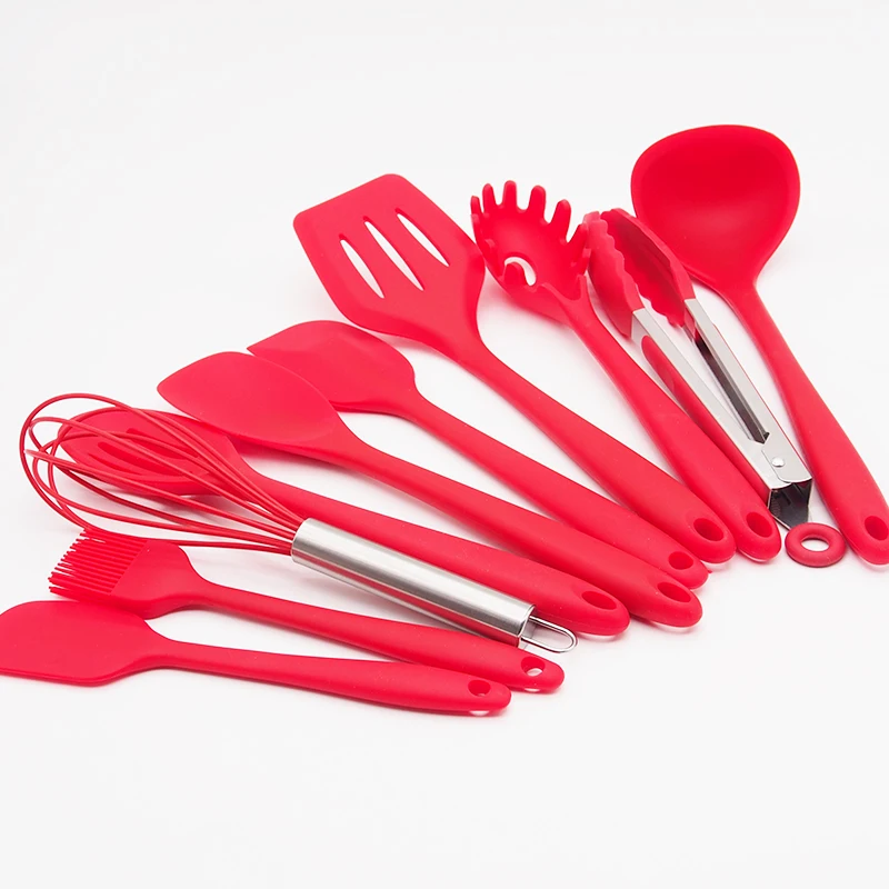 10Pcs Kitchen Cooking Tool Silicone Pastry Cooking Baking Scraper Sets Pastry Healthy Oil Utensil Basting Brush Spatulas 10Pcs Kitchen Cooking Tool Silicone Pastry Cooking Baking Scraper Sets Pastry Healthy Oil Utensil Basting Brush Spatulas
