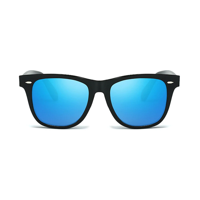 Квадратные солнечные очки с заклепками для мужчин Роскошные солнечные очки с горячими лучами женские брендовые дизайнерские очки черные солнцезащитные очки UV400