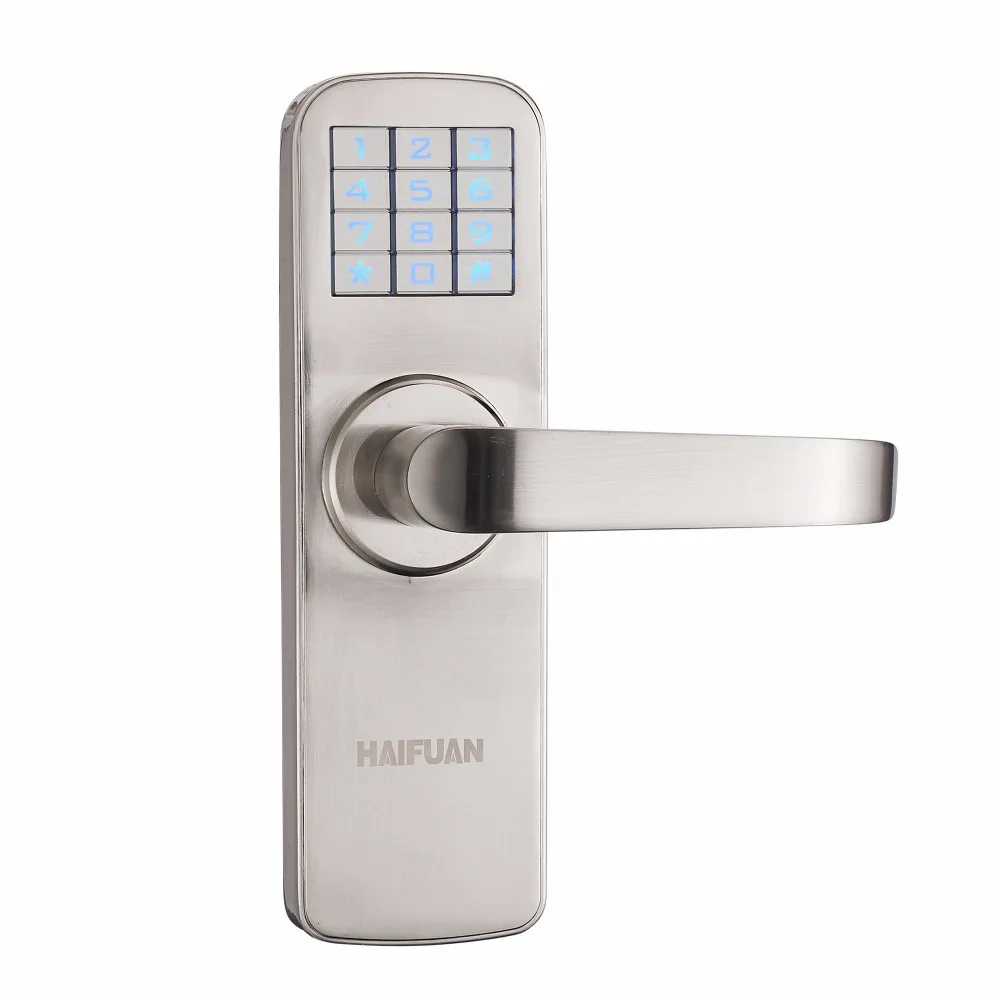 Us 69 0 Haifuan Digital Keypad Door Lock With Backup Keys Open By Code And Key Hfam5 In Door Locks From Home Improvement On Aliexpress