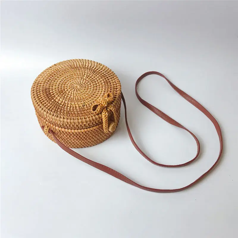 Handwoven Retro Rattan Straw crossbody Bags for Women 2019 Messenger Bags handbag women's bag bolsa feminina sac a main 40MA2506