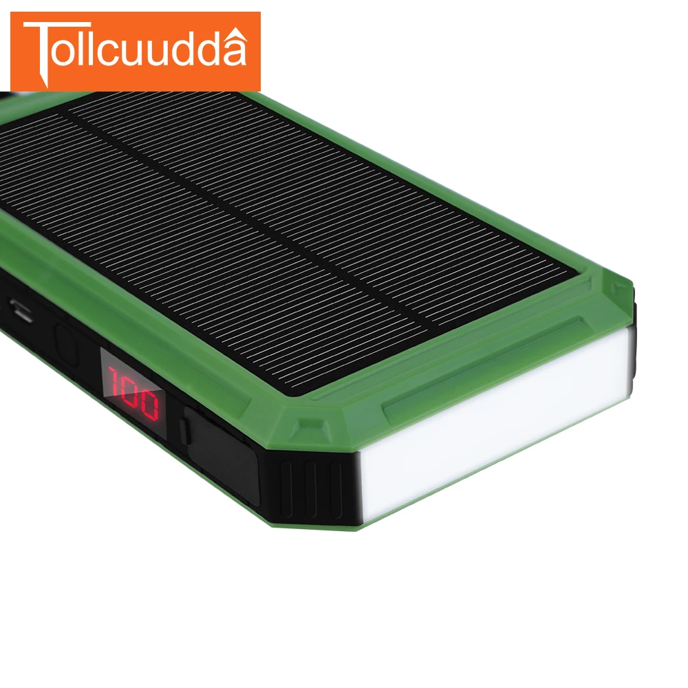 ЖК Солнечный power bank 15000 мАч аккумулятор Powerbank с электрические сигареты