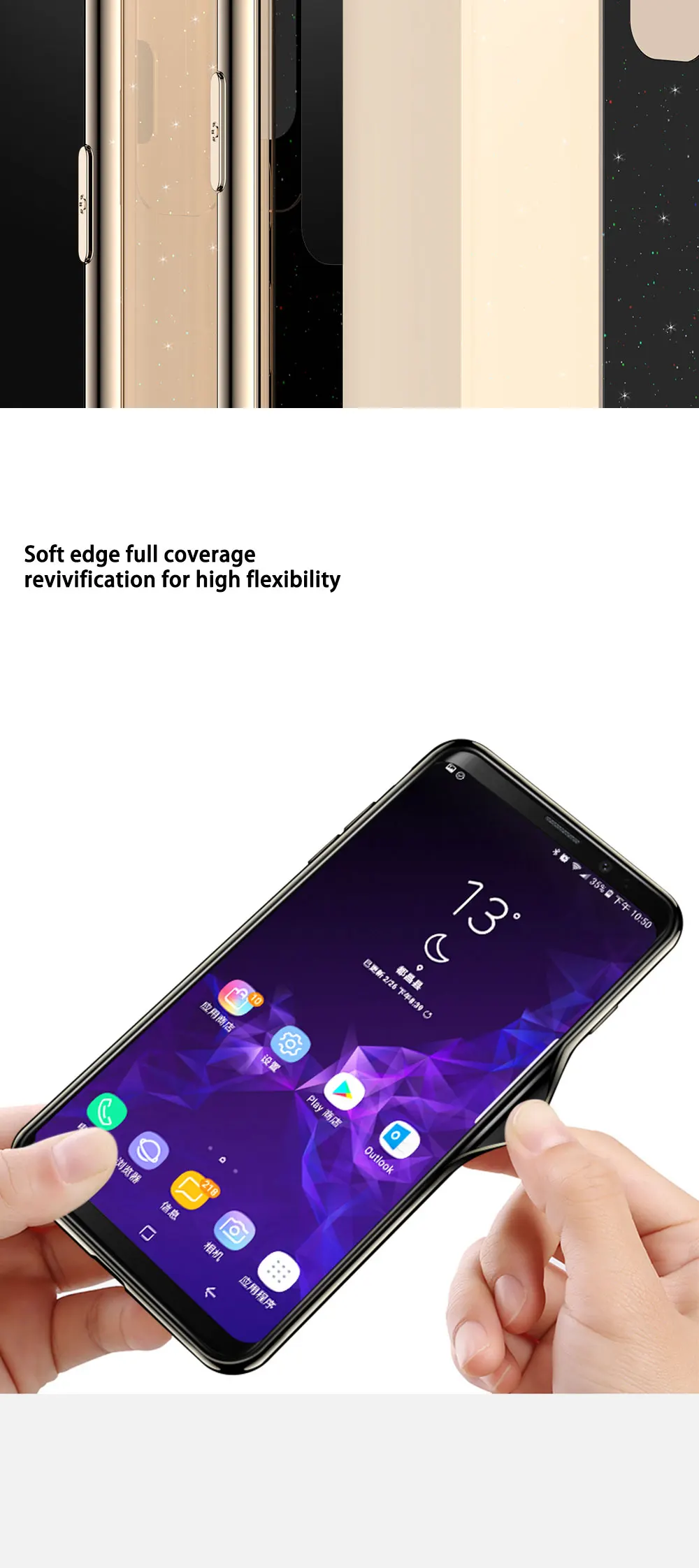 Для samsung S8 Plus Note 8 9 чехол s противоударное покрытие TPU+ PC стекло зеркальная крышка чехол для телефона для samsung Galaxy S9 Plus чехол S9