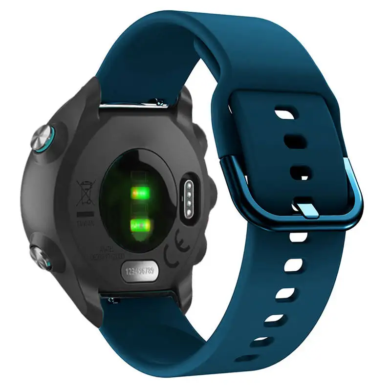 Спортивные Мягкие силиконовые сменные наручные часы ремешок для Garmin Forerunner 245