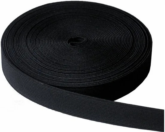 

1 Meters 2cm Width High Quality Black Garment Sewing Accessories Hand Made DIY Sewing Elastic Webbing Band