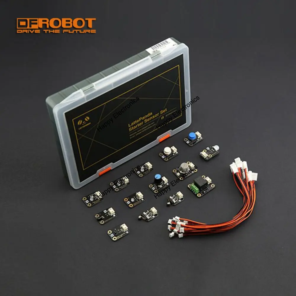 

DFRobot Gravity series Starter Sensor Set kit for LattePanda experimenting and learning