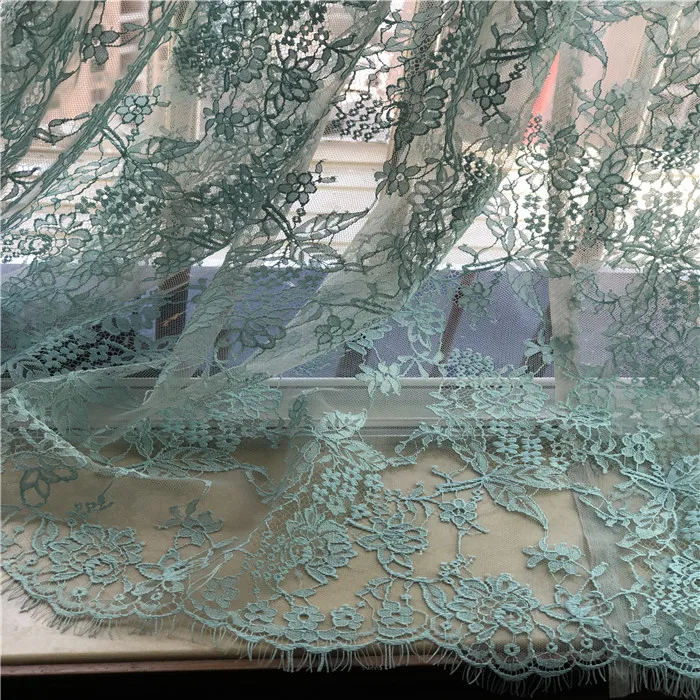 

Tissus Au Metre 2019 New Export The Spring/summer Outfit Mint Green Eyelash Picture Aesthetic Feeling And Elegant Slim Proofed