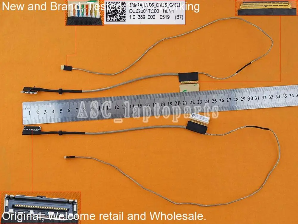 Nuovo Cavo Flessibile Video Lcd Led Originale Per Toshiba Satellite E45 E45T E45T-A M50D-A-10K E45-A4100 E55 E55T No Touch