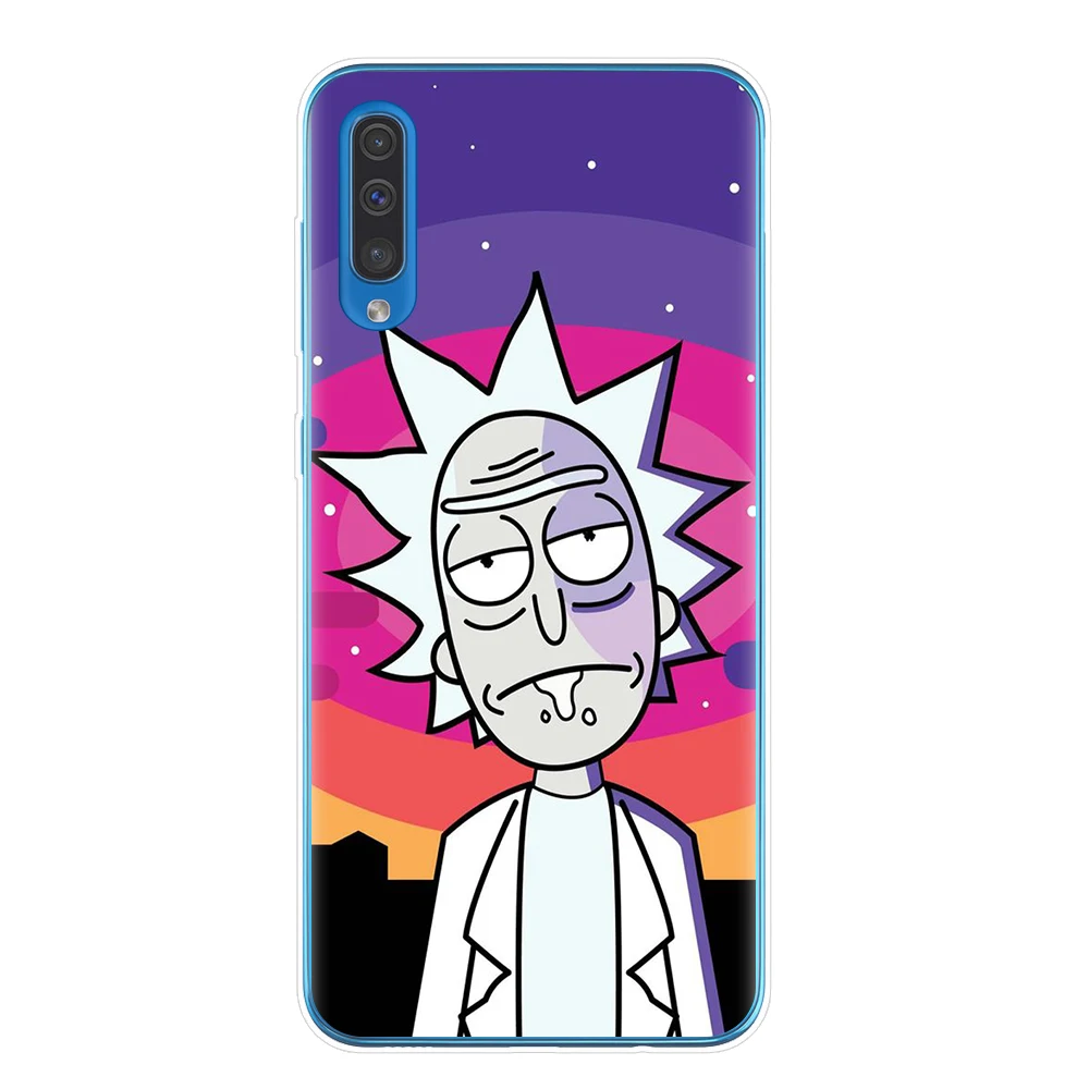 Cartoon Rick And Morty Soft TPU Case For Samsung J3 J5 J7 A7 A9 A6 A8 J4 J6 Plus A10 A20 A30 A40 A50 A70 Cover