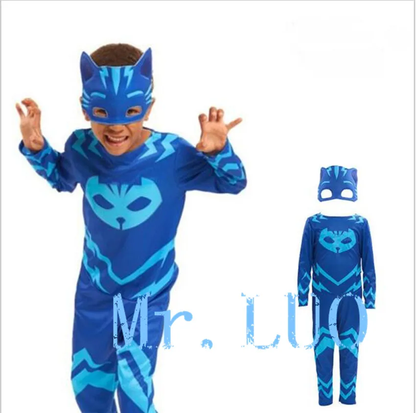 High Quality PJ Mask Hero Of Children Cosplay Costume And PJ Masks Cosplay Costume And Birthday