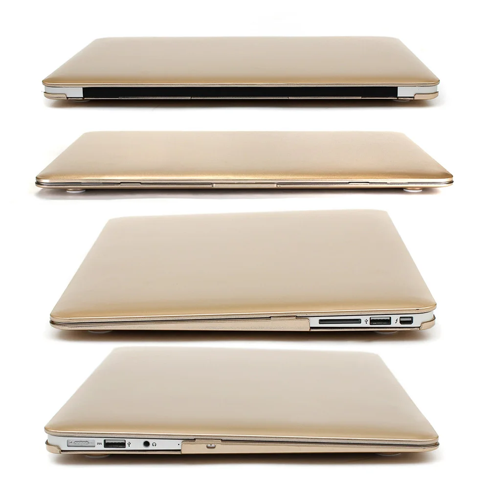 Матовый металл Цвет Жесткий Чехол для ноутбука MacBook Air 13 дюймов A1466 A1369