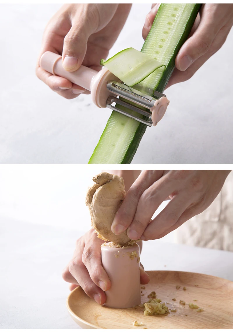 TUUTH Multifunctional Vegetable Peelers 3 Blade Designs for GraterPeelerCutter Creative Style Kitchen Tools Accessories B6