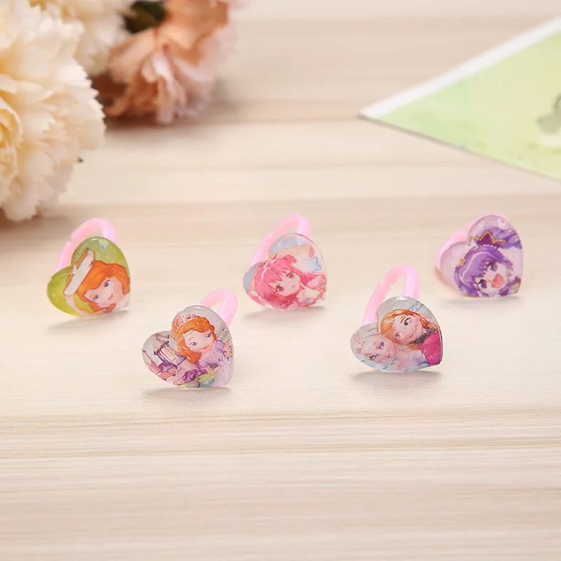 10 шт./veel meisjes leuke zoete кольцо ontwerp dier bloem mode sieraden meisje kinderen подарочные аксессуары