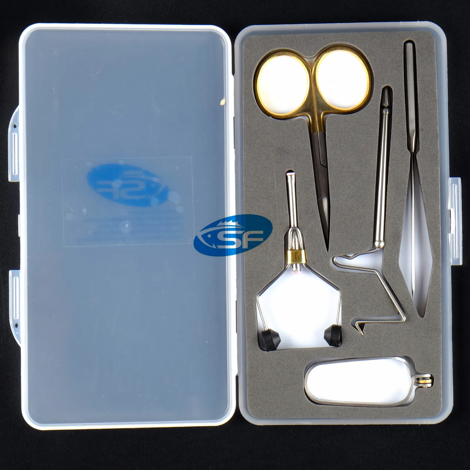 SF Fly Fishing Tying Tool Gear Set Fly Tying Tool Kit Whip Finisher