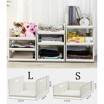 

Clothes Storage Box Drawer Storage Basket Plastic Separation Debris Storage Bins