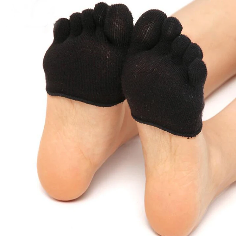 Женские носки Yogis силиконовая губка противоскользящая подкладка с открытым носком Heelless Liner незаметный носок подстилка для ног 2C015